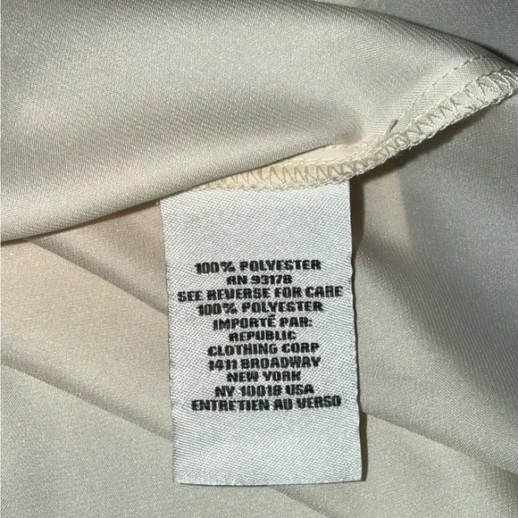 Jason Wu NWT Tie Neck Pleated Ivory Blouse,Size-XL(14) - Picture 11 of 13